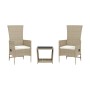 Set comedor de jardín 3 pzas con cojines ratán sintético beige de , Conjuntos de jardín - Ref: Foro24-3277590, Precio: 239,22...