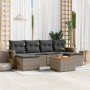 7-piece garden sofa set with gray PE rattan cushions by , Modular outdoor sofas - Ref: Foro24-3224688, Price: 402,19 €, Disco...