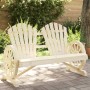 Double Adirondack garden chair made of solid fir wood by , Garden chairs - Ref: Foro24-365095, Price: 160,63 €, Discount: %