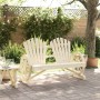 Double Adirondack garden chair made of solid fir wood by , Garden chairs - Ref: Foro24-365095, Price: 160,63 €, Discount: %