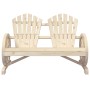 Double Adirondack garden chair made of solid fir wood by , Garden chairs - Ref: Foro24-365095, Price: 160,63 €, Discount: %