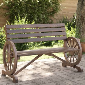 Solid spruce wood 2-seater garden bench by , Garden chairs - Ref: Foro24-365104, Price: 144,43 €, Discount: %