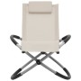 Children's lounge chair, steel, cream color by vidaXL, Loungers - Ref: Foro24-47794, Price: 83,49 €, Discount: %