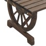 Solid spruce wood garden bench 115 cm by , Garden chairs - Ref: Foro24-365112, Price: 93,67 €, Discount: %