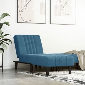 Blue Velvet Divan Sofa by , Daybeds - Ref: Foro24-352825, Price: 139,99 €, Discount: %