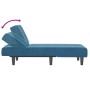 Blue Velvet Divan Sofa by , Daybeds - Ref: Foro24-352825, Price: 139,02 €, Discount: %