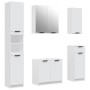 White plywood 5-piece bathroom cabinet set by , Bathroom furniture - Ref: Foro24-3115852, Price: 287,99 €, Discount: %