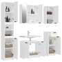 White plywood 5-piece bathroom cabinet set by , Bathroom furniture - Ref: Foro24-3115852, Price: 287,99 €, Discount: %