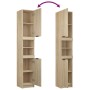 Sonoma oak plywood 3-piece bathroom furniture set by , Bathroom furniture - Ref: Foro24-3115878, Price: 215,80 €, Discount: %