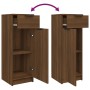 Set de muebles de baño 5 pzas madera contrachapada marrón roble de , Muebles de baño - Ref: Foro24-3115859, Precio: 305,03 €,...