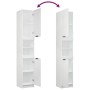 White plywood 4-piece bathroom furniture set by , Bathroom furniture - Ref: Foro24-3115884, Price: 279,39 €, Discount: %