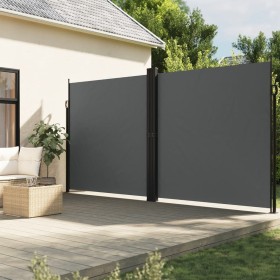 Toldo lateral retráctil antracita 220x1200 cm de , Sombrillas - Ref: Foro24-318086, Precio: 177,99 €, Descuento: %