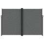 Anthracite retractable side awning 220x1200 cm by , Umbrellas - Ref: Foro24-318086, Price: 204,49 €, Discount: %