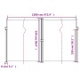 Toldo lateral retráctil antracita 220x1200 cm de , Sombrillas - Ref: Foro24-318086, Precio: 204,49 €, Descuento: %