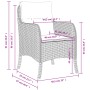 Garden armchairs with cushions 2 pcs gray synthetic rattan by , Garden chairs - Ref: Foro24-365147, Price: 212,88 €, Discount: %