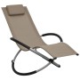 Taupe gray steel children's lounger by vidaXL, Loungers - Ref: Foro24-47795, Price: 83,49 €, Discount: %