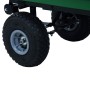 Tilting garden hand cart 300 kg 75 L green by vidaXL, Cargo forklifts - Ref: Foro24-145507, Price: 130,09 €, Discount: %