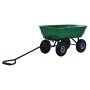 Carrito de mano basculante para jardín 300 kg 75 L verde de vidaXL, Carretillas de carga - Ref: Foro24-145507, Precio: 130,09...