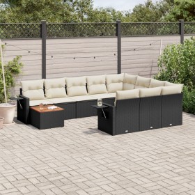 11-piece garden sofa set and black synthetic rattan cushions by , Modular outdoor sofas - Ref: Foro24-3224747, Price: 742,83 ...