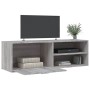 Mueble de TV de madera de ingeniería gris sonoma 120x34x37 cm de , Muebles TV - Ref: Foro24-833549, Precio: 52,27 €, Descuent...