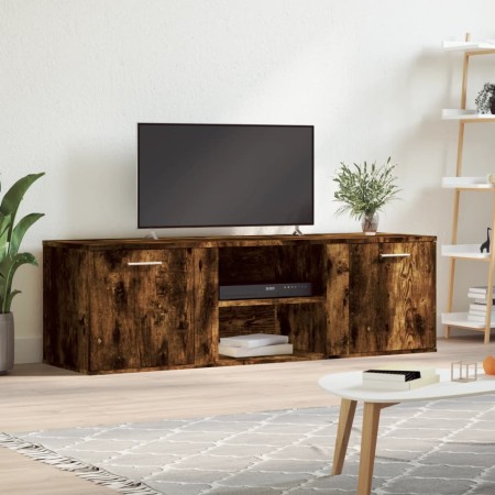 Mueble de TV madera de ingeniería roble ahumado 120x34x37 cm de , Muebles TV - Ref: Foro24-833556, Precio: 56,36 €, Descuento: %