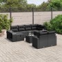 11-teiliges Gartensofa-Set und schwarze synthetische Rattankissen von , Gartensets - Ref: Foro24-3266245, Preis: 619,11 €, Ra...