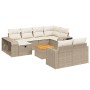 11-teiliges Gartensofa-Set mit beigen synthetischen Rattankissen von , Gartensets - Ref: Foro24-3266258, Preis: 775,49 €, Rab...