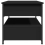 Mesa de centro madera de ingeniería y metal negro 70x50x50 cm de , Mesas de centro - Ref: Foro24-845381, Precio: 85,57 €, Des...