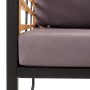 Garden bench with cushions solid acacia wood dark gray 136 cm by vidaXL, garden benches - Ref: Foro24-46509, Price: 253,08 €,...