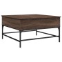 Mesa de centro madera de ingeniería marrón roble 80x80x45 cm de , Mesas de centro - Ref: Foro24-845405, Precio: 84,17 €, Desc...