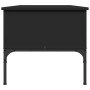 Engineered wood and black metal coffee table 100x50x45 cm by , Coffee table - Ref: Foro24-845411, Price: 63,82 €, Discount: %