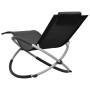 Black Steel Children's Lounger by vidaXL, Loungers - Ref: Foro24-47793, Price: 58,37 €, Discount: %