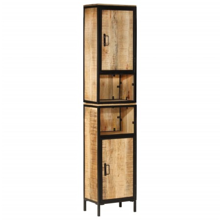 Mueble de baño hierro y madera maciza de mango 40x27x180 cm de , Tocadores de baño - Ref: Foro24-3217113, Precio: 228,74 €, D...