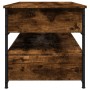 Engineered wood and oak metal coffee table 85x50x50 cm by , Coffee table - Ref: Foro24-845388, Price: 101,92 €, Discount: %