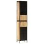 Mueble de baño hierro y madera maciza de mango 40x27x180 cm de , Tocadores de baño - Ref: Foro24-3217113, Precio: 228,74 €, D...