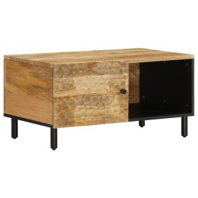 Solid mango wood coffee table 80x50x40 cm by , Coffee table - Ref: Foro24-356895, Price: 117,99 €, Discount: %