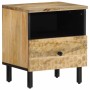 Solid mango wood bedside table 40x33x46 cm by , Nightstands - Ref: Foro24-356897, Price: 73,82 €, Discount: %