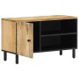 Mueble de TV madera maciza de mango 80x31x46 cm de , Muebles TV - Ref: Foro24-356906, Precio: 91,99 €, Descuento: %