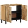 Bathroom sink cabinet solid mango wood 62x33x58 cm by , bathroom vanities - Ref: Foro24-356910, Price: 164,99 €, Discount: %