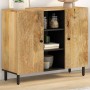 Solid mango wood auxiliary cabinet 90x33x75 cm by , Sideboards - Ref: Foro24-356919, Price: 178,16 €, Discount: %