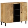 Solid mango wood auxiliary cabinet 90x33x75 cm by , Sideboards - Ref: Foro24-356919, Price: 178,16 €, Discount: %