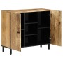 Solid mango wood auxiliary cabinet 90x33x75 cm by , Sideboards - Ref: Foro24-356919, Price: 178,16 €, Discount: %