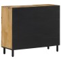 Solid mango wood auxiliary cabinet 90x33x75 cm by , Sideboards - Ref: Foro24-356919, Price: 178,16 €, Discount: %