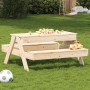 Picknicktisch mit Sandkasten für Kinder aus massivem Kiefernholz von , Gartentische - Ref: Foro24-832592, Preis: 115,82 €, Ra...