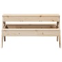 Picnic table with sandbox for children solid pine wood by , Garden tables - Ref: Foro24-832592, Price: 115,82 €, Discount: %