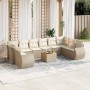 11-teiliges Gartensofa-Set mit beigen synthetischen Rattankissen von , Gartensets - Ref: Foro24-3257507, Preis: 787,71 €, Rab...