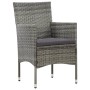 4-piece garden furniture set and gray synthetic rattan cushions by vidaXL, Garden sets - Ref: Foro24-45812, Price: 216,26 €, ...