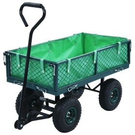 Carrito de mano de jardín verde 250 kg de vidaXL, Carretillas de carga - Ref: Foro24-145509, Precio: 119,09 €, Descuento: %