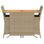 Garden chairs and table 3 pieces synthetic rattan beige cushion by , Garden sets - Ref: Foro24-365126, Price: 196,99 €, Disco...