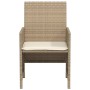 Garden chairs and table 3 pieces synthetic rattan beige cushion by , Garden sets - Ref: Foro24-365126, Price: 196,43 €, Disco...